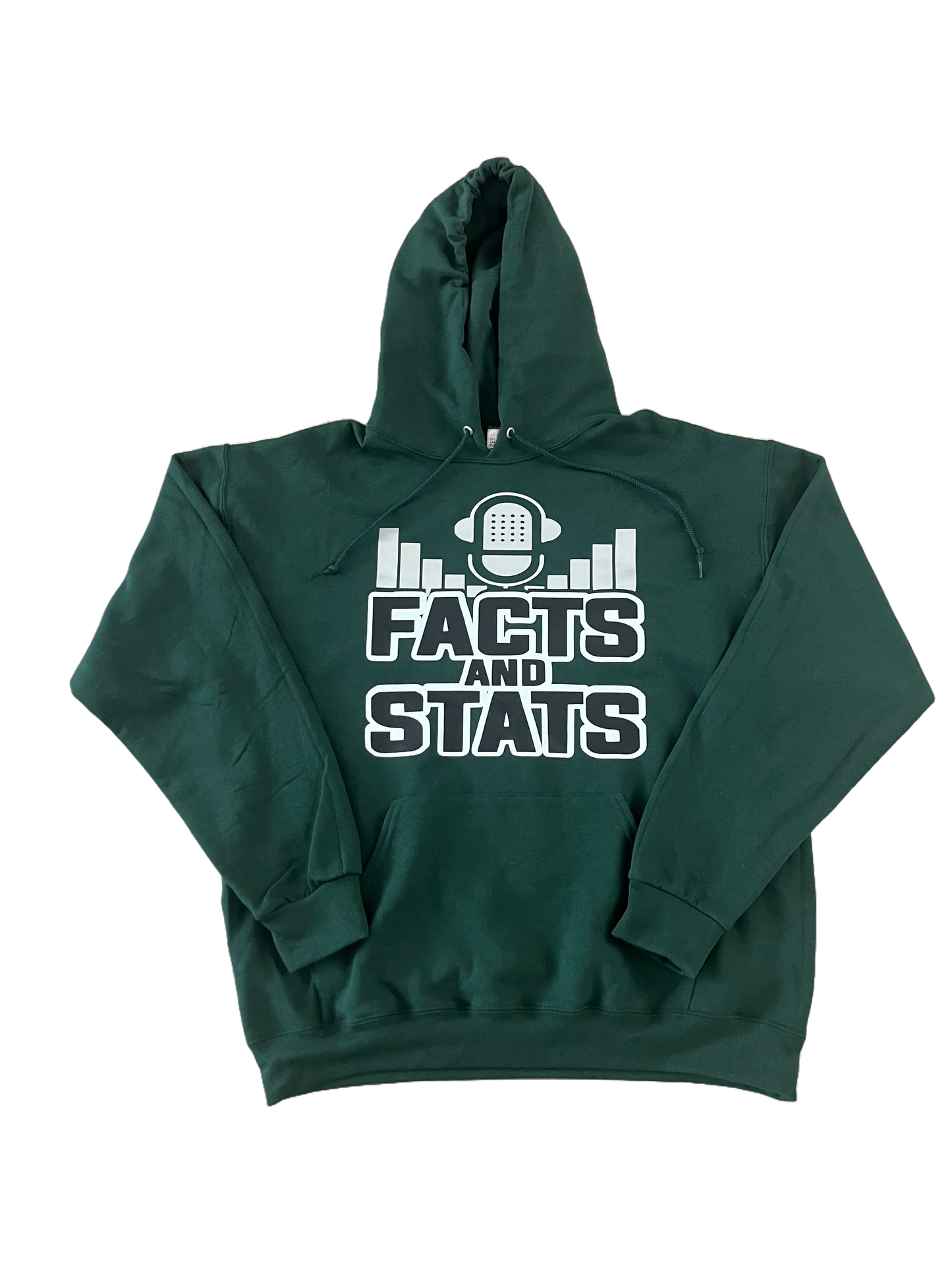 Facts And Stats Forest Green Hoodie