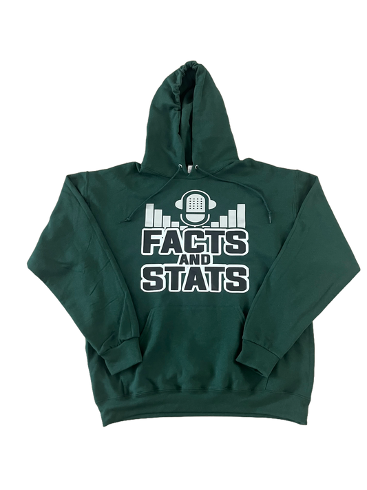 Facts And Stats Forest Green Hoodie